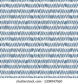 Hand drawn brush strokes seamless pattern. Sketch drawing. Creative vector abstract texture with geometric shapes, scribbles, scratches. Simple cute background for textile print, cards, scrapbooking.