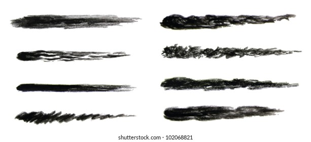 hand drawn brushes set