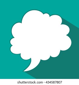 Hand drawn bubbles speech Illustration design
