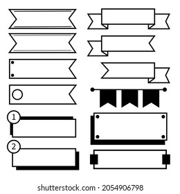 Hand Drawn Bullet Journal Elements.
