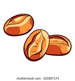 Hand drawn buns on the white background. Vector illustration.