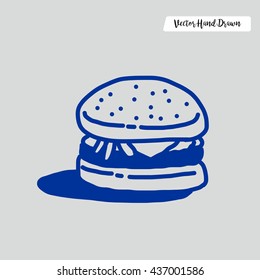 Hand Drawn Burger