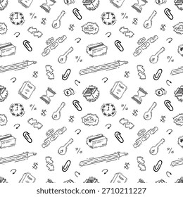 desenho à mão negócio sem emenda plano de fundo