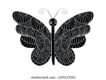 Hand drawn butterfly