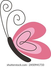Hand Drawn Butterfly Vector Illustration