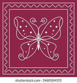 hand drawn butterfly vector illustration