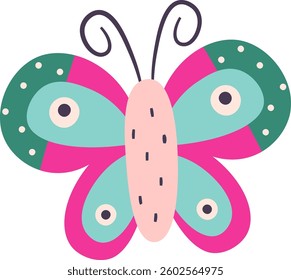 Hand Drawn Butterfly Vector Illustration