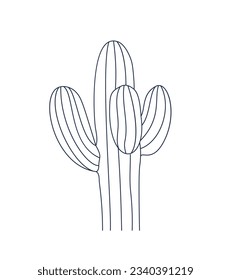 handgezeichnete Kaktusgrafik. Vektorgrafik. Kakteen mit Blumen. Reihe von Kakteen. einzeln auf weißem Hintergrund. Kaktus-Skizze. Kaktuszeichnung. Kaktuspflanzen reihen sich in den Kunsthintergrund ein.
