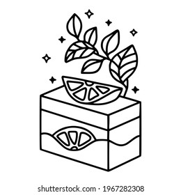 hand drawn cake, pastry and bakery elements with strawberry and floral illustrations for food logo, icon, brand, sticker, children coloring page, book, or product decoration