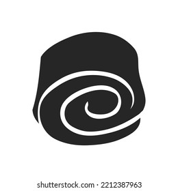 Ilustración del vector del pastel dibujado a mano