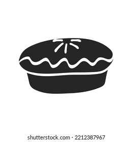 Hand drawn Cake vector illustration