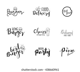 Hand drawn calligraphic font. Vector handwritten brush script.