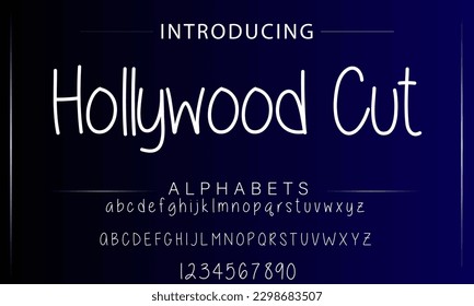 Hand drawn calligraphic vector monoline font. Distress signature letters. Modern script calligraphy type. ABC typography latin signature alphabet.