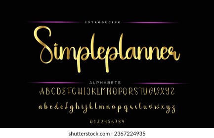 Hand drawn calligraphic vector monoline font. Distress signature letters. Modern script calligraphy type. ABC typography latin signature alphabet.
