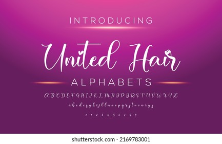 Hand drawn calligraphic vintage vector font. Distress grunge texture. Modern script calligraphy type. ABC typography latin alphabet with ligatures.