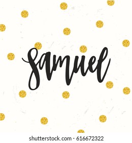 Samuel Name Graphic Images Stock Photos Vectors Shutterstock