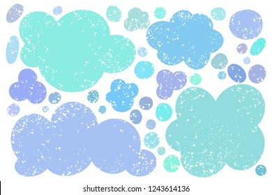 Hand drawn callout clouds for backdrops. Vector textured multi color elements for designs. Simple textured backgrounds in speech bubble shapes. Hand drawn callout clouds for backdrops. Vector textured multi color elements for designs. Simple textured backgrounds in speech bubble shapes.