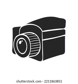 Hand drawn Camera vector illustration