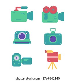 
hand drawn camera and video collection