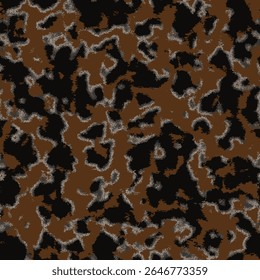 hand drawn camouflage pattern, seamless background. Military clothing style, fashion camo with brush stroke effect, repeat print. Watercolour texture.