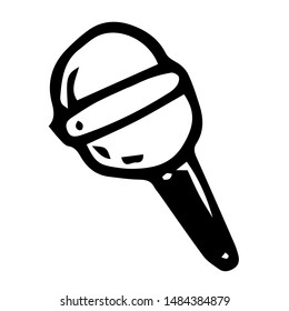 Hand Drawn candy doodle. Sketch style icon. Decoration element. Isolated on white background. Flat design. Vector illustration.