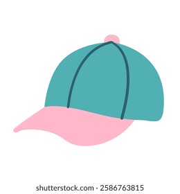 Hand drawn cap isolated on white background