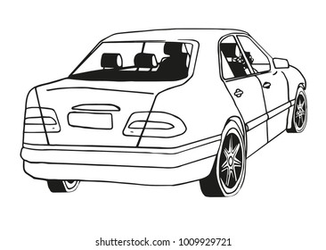 Car Drawing Images, Stock Photos & Vectors | Shutterstock