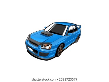 hand drawn car illustration for t shirt