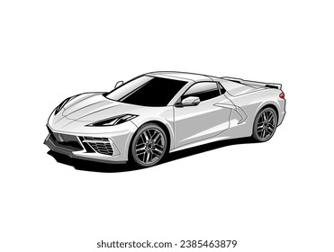 hand drawn car illustration vector svg