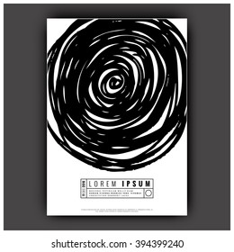 Hand Drawn Card Template Design