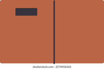 Hand Drawn Cardboard Box Vector Illustration
