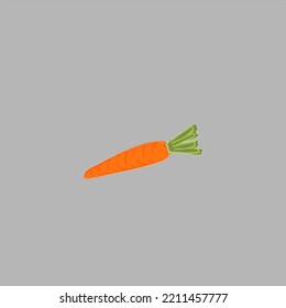 hand drawn carrot vector illustration.
