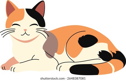 Hand Drawn Cartoon Cat – Vector Graphic