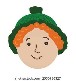 desenho à mão desenhos animados criança. ilustração vetorial - EPS 10