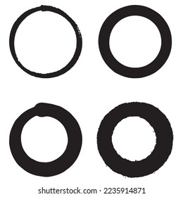 Hand drawn cartoon circle line vector illustration doodle sketch style for concept design.