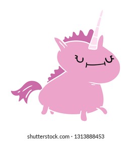 hand drawn cartoon doodle of a magical unicorn