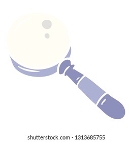hand drawn cartoon doodle of a magnifying glass