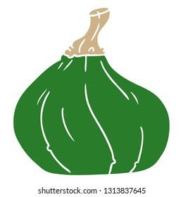 hand drawn cartoon doodle of a squash