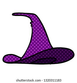 hand drawn cartoon doodle of a witches hat