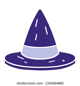 hand drawn cartoon doodle of a witches hat