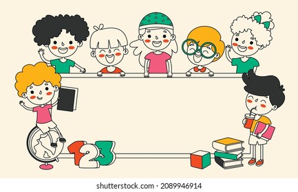 Hand Drawn Cartoon Line Art
