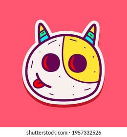 hand drawn cartoon monster character design