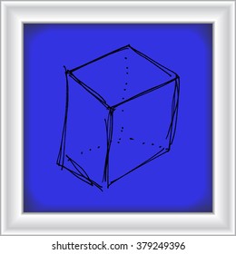 Hand drawn cartoon style box design