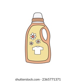 Hand drawn cartoon Vector illustration detergen icon in doodle style