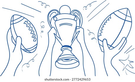 Hand drawn cartoon vector