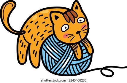 Ilustración de caracteres dibujados a mano, vector
