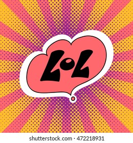 Hand drawn catchwords on the background of pop art.  Vector image.