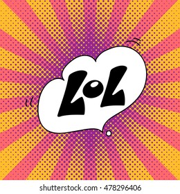Hand drawn catchwords on the background of pop art. Hand lettering for mobile phones, for print (t-shirt, decor, poster, card) and for web (banner, blog). Vector image.