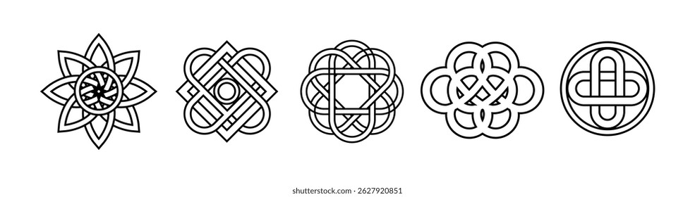 Projeto de quadro celta desenhado à mão