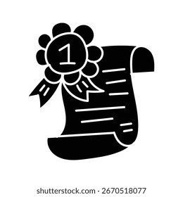 Handgezeichnetes Zertifikatselement Symbol Stilvolles Vektorgrafik-Design